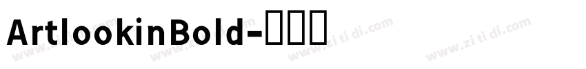 ArtlookinBold字体转换