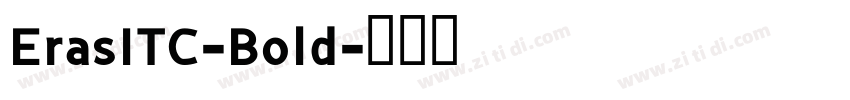 ErasITC-Bold字体转换