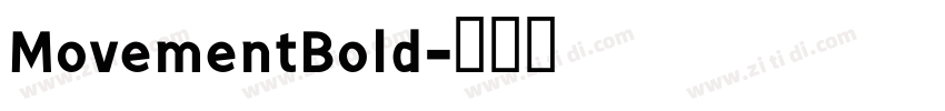 MovementBold字体转换