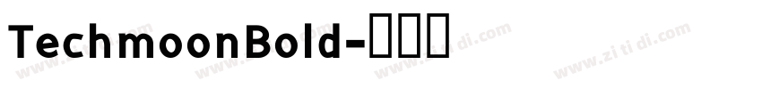 TechmoonBold字体转换