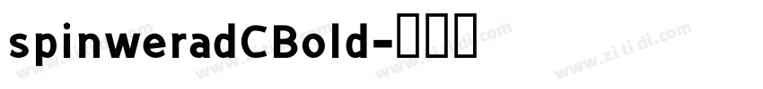 spinweradCBold字体转换