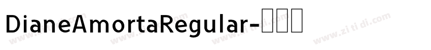 DianeAmortaRegular字体转换
