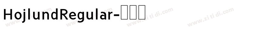 HojlundRegular字体转换