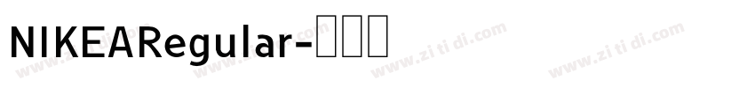 NIKEARegular字体转换