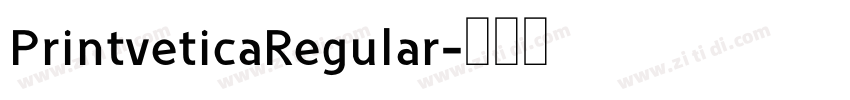 PrintveticaRegular字体转换