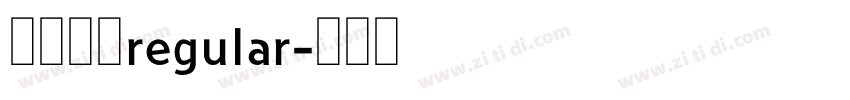 微软雅黑regular字体转换
