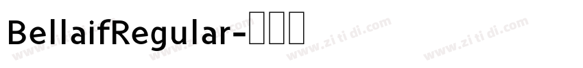 BellaifRegular字体转换