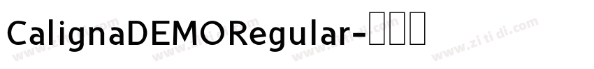 CalignaDEMORegular字体转换