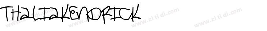 ThaliaKendrick字体转换