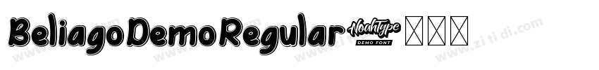 BeliagoDemoRegular字体转换
