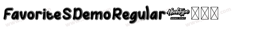 FavoriteSDemoRegular字体转换