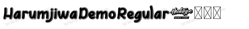HarumjiwaDemoRegular字体转换