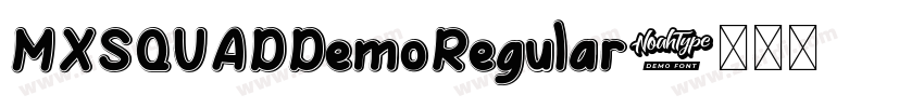 MXSQUADDemoRegular字体转换