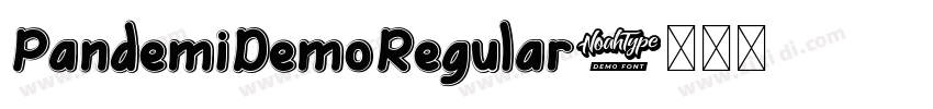 PandemiDemoRegular字体转换
