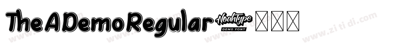 TheADemoRegular字体转换
