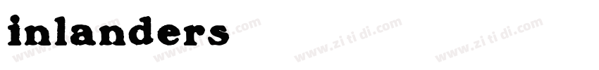 inlanders字体转换