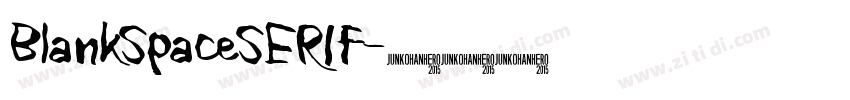 BlankSpaceSERIF字体转换
