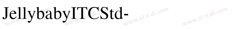 JellybabyITCStd字体转换