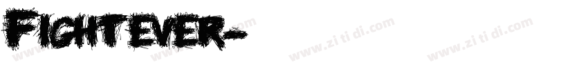 Fightever字体转换