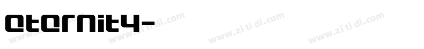 eternity字体转换