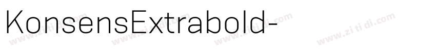 KonsensExtrabold字体转换