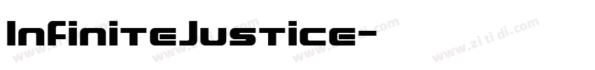 InfiniteJustice字体转换