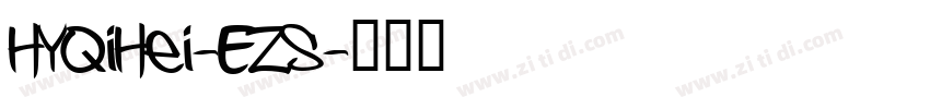 HYQiHei-EZS字体转换
