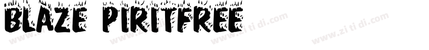 BlazeSpiritFree字体转换