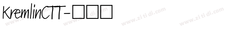 KremlinCTT字体转换