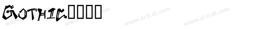 Gothic字体转换