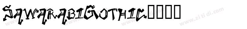 SawarabiGothic字体转换