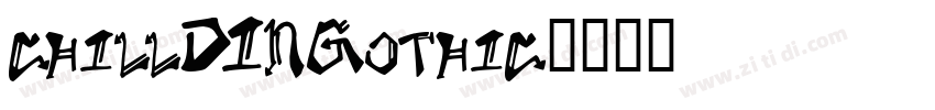 chillDINGothic字体转换