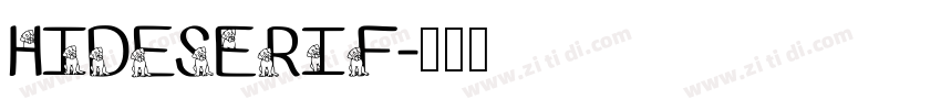 HIDESerif字体转换