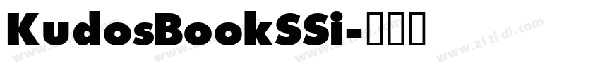KudosBookSSi字体转换 KudosBookSSi字体转换