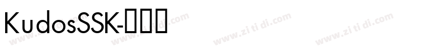 KudosSSK字体转换