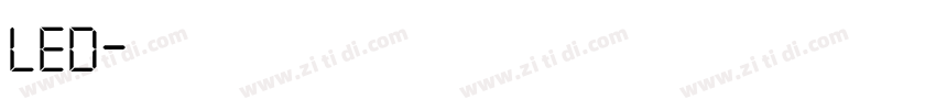 LED屏体字体转换