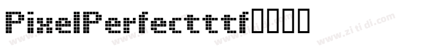PixelPerfectttf字体转换