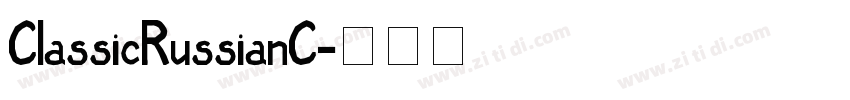 ClassicRussianC字体转换