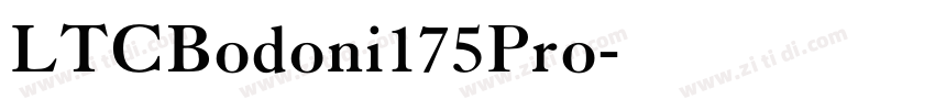 LTCBodoni175Pro字体转换 LTCBodoni175Pro字体转换