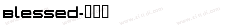 Blessed字体转换