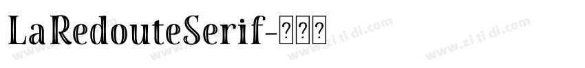 LaRedouteSerif字体转换
