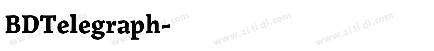 BDTelegraph字体转换