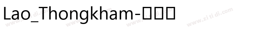 Lao_Thongkham字体转换