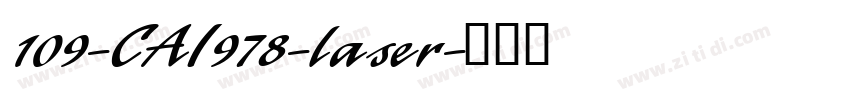 109-CAI978-laser字体转换