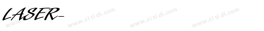 LASER字体转换