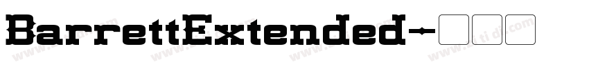 BarrettExtended字体转换