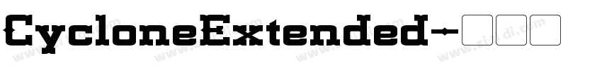 CycloneExtended字体转换