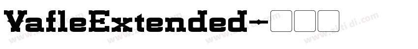 VafleExtended字体转换