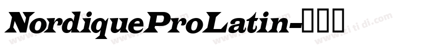 NordiqueProLatin字体转换