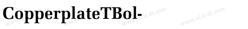 CopperplateTBol字体转换 CopperplateTBol字体转换